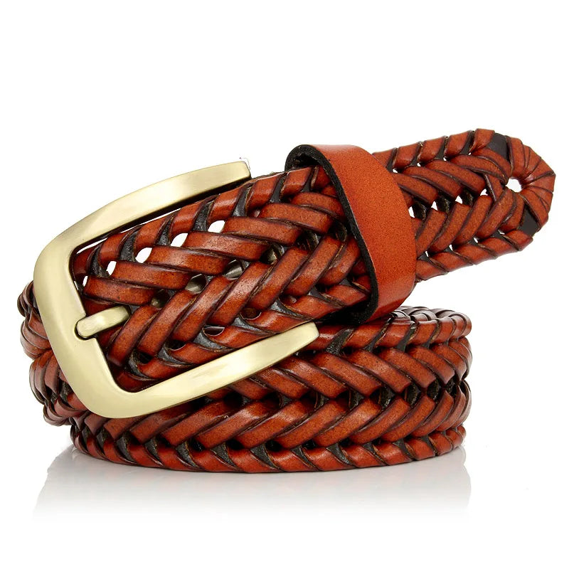 Belt Braided Strap Formal Accessory for Smart Casual Looks