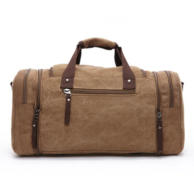 Canvas Travel Handbag Large Capacity Duffle Lightweight