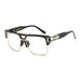 Classic Luxury Sunglasses with Gold Frame Gradient Lens - Gold Black Line V8