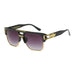 Classic Luxury Sunglasses with Gold Frame Gradient Lens - Gold Black Line V5