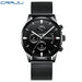 Chronograph Calendar Mesh Timepiece With Milan Strap - Silver Mesh