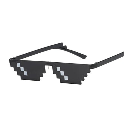 Pixelated Sunglasses for Women Square Glasses Unique