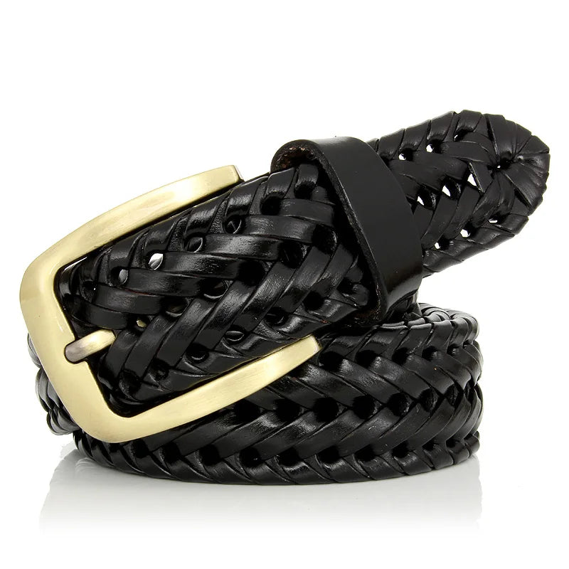 Belt Braided Strap Formal Accessory for Smart Casual Looks