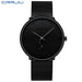 Refined Chronograph With Mesh Band For Everyday Use - Black Black