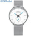 Refined Chronograph With Mesh Band For Everyday Use - White