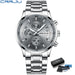 Artisan Chronograph Wristwatch With Classic Bracelet - Silver Grey