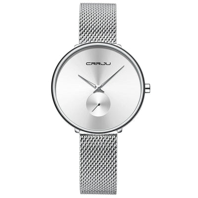 Watch Minimalist Mesh Dial Timepiece for Everyday Style - WO2MEN