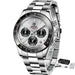 Wristwatch Chronograph Diver Timepiece Precision - White Black