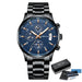 Artisan Chronograph Wristwatch With Classic Bracelet - Black Rose
