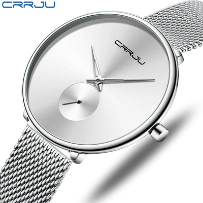 Minimalist Round Timepiece With Slim Band For Everyday