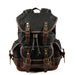 Vintage Canvas Backpack for Travel And Daily Use - Waxed Black V2