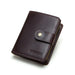 Wallet Hasp Design with RFID Protection And Card Slots - Coffee
