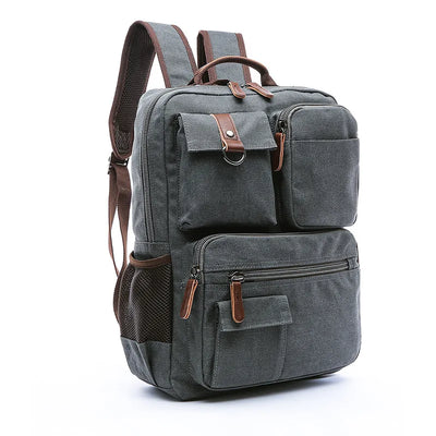 Laptop Backpack Rucksack With Multiple Front Pockets