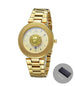 Watch Featuring Lion Motif And Calendar Display - M Gold