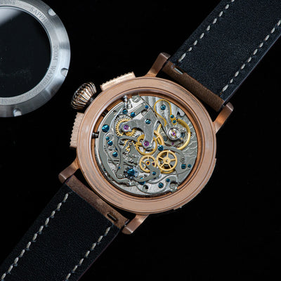 Pilot Chronograph Hand Wind Wristwatch for Aviators