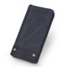 Genuine Leather RFID Wallet with Zipper Card Holder - Blue