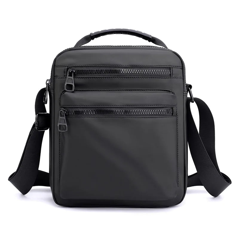 Messenger Bag Multipocket Design with Zip Pockets