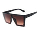 Square Oversize Sunglasses In Bold Frame for All - BK/BR/PK