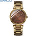 Heritage Roman Dial Bracelet Timepiece Refined Style - Coffee