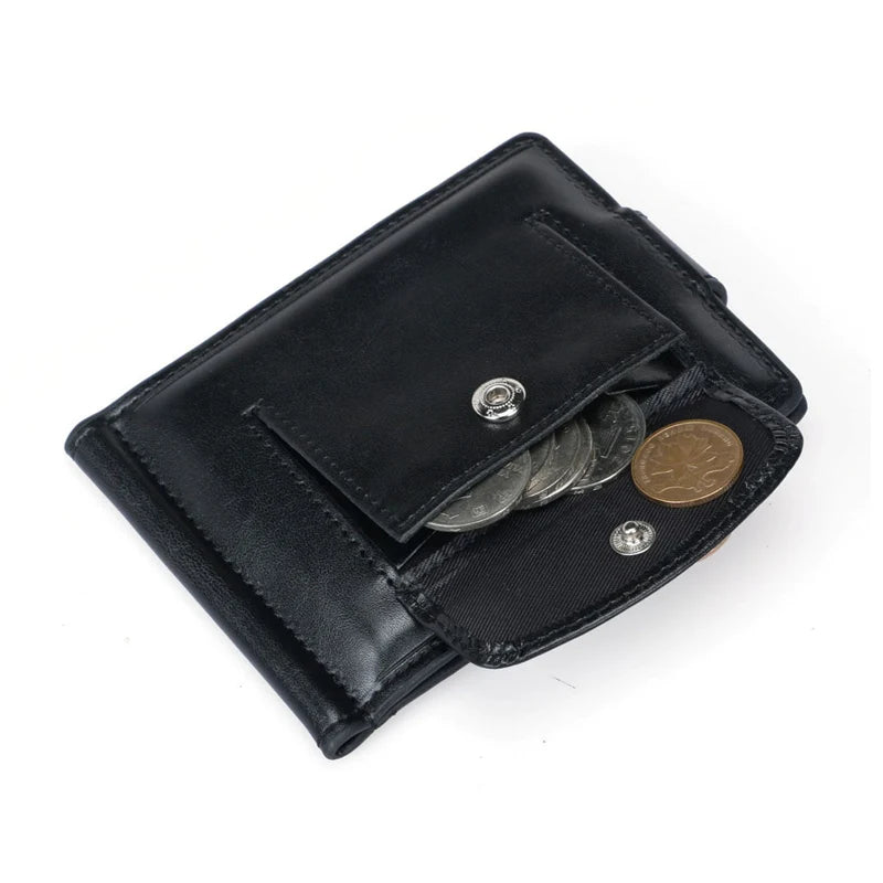 Wallet with Coin Pocket And Five Card Slots Compact