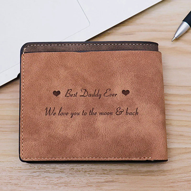 Wallet Engraved Waterproof Card Holder Compact