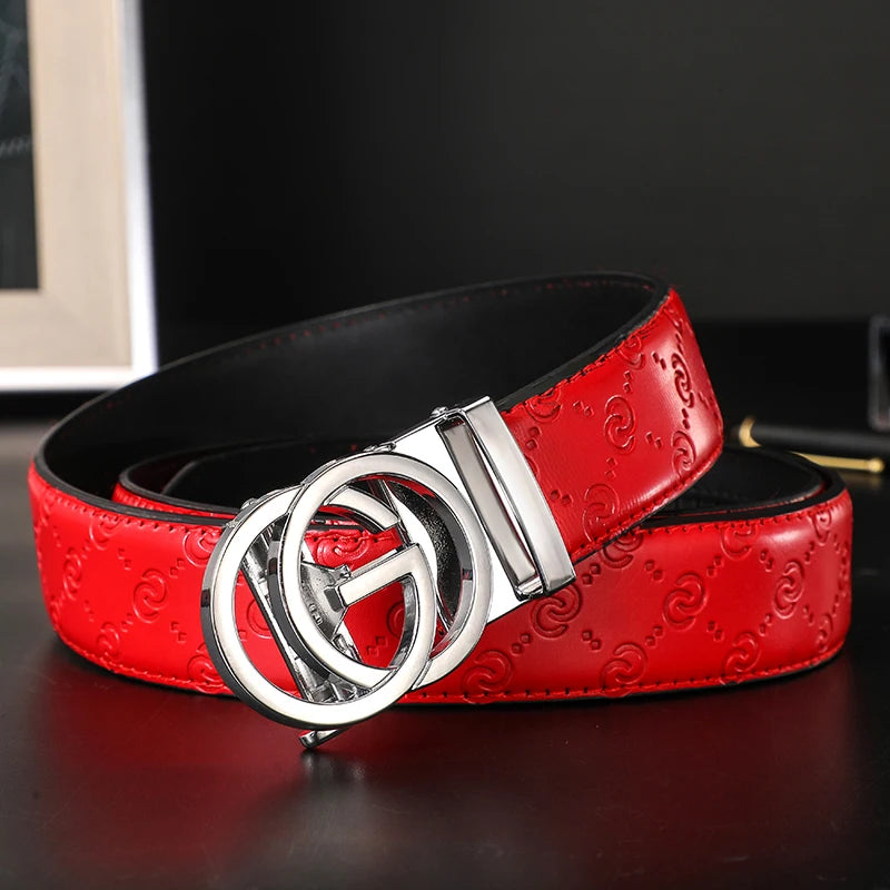 Belt with Double Ring Buckle and Minimal Design