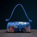 Shoulder Bag Embroidered Silk Floral Detailing - Color Five
