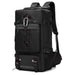 Outdoor Backpack with Multi Pocket Design Frame - Black
