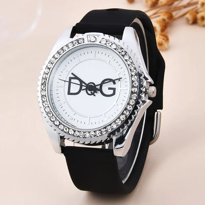 Crystal Bezel Watch with Sparkling Ring Detail