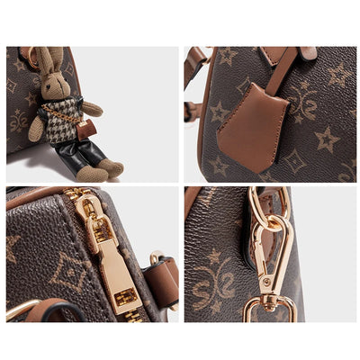 Vintage Monogram Top Handle Bag with Detachable Strap