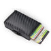 RFID Wallet Card Holder Slim Multi Card for Daily Use - Carbon Black