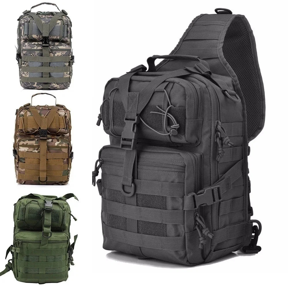 Tactical Travel Backpack with MOLLE System Expandable