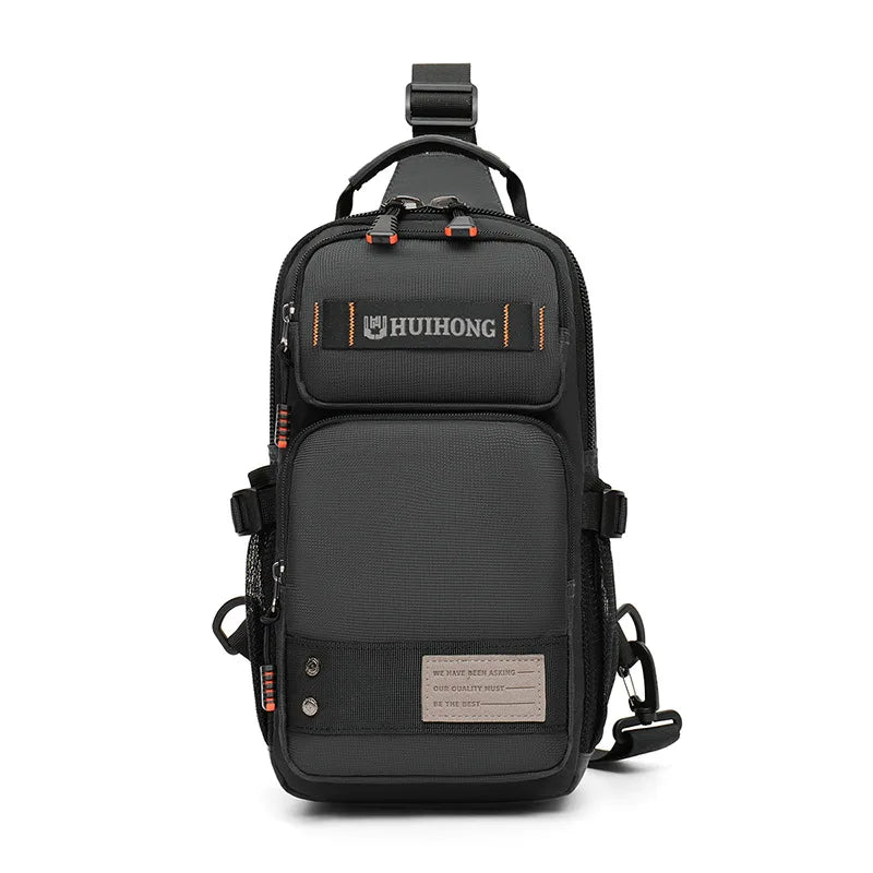 Chest Bag Crossbody With Multiple Pockets for Travel