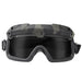 Tactical Goggles with Helmet Mode And Head Mode - BCP Black Lens