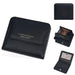 Slim Compact Wallet Card Holder with Coin Slot - Black