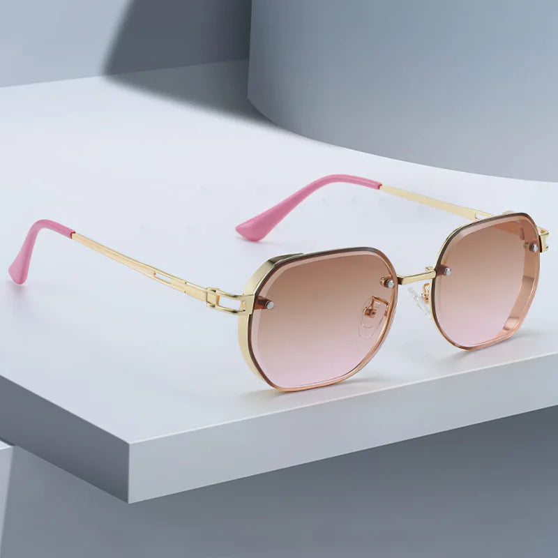 Sunglasses Square Frame with Gradient Lenses Elegance - WO2MEN