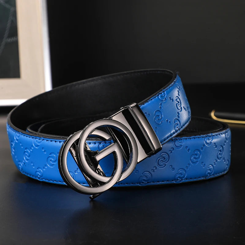 Belt with Double Ring Buckle and Minimal Design