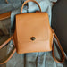 Backpack With Flap Lock For Everyday Refined Living - Brown