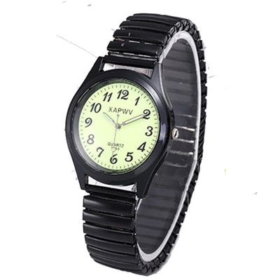 Couple Watch Set Elastic Band Stainless Steel