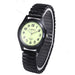 Couple Watch Set Elastic Band Stainless Steel - Male Black