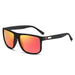 Polarized Sunglasses Square Frame with Mirrored Lenses - Ge V4