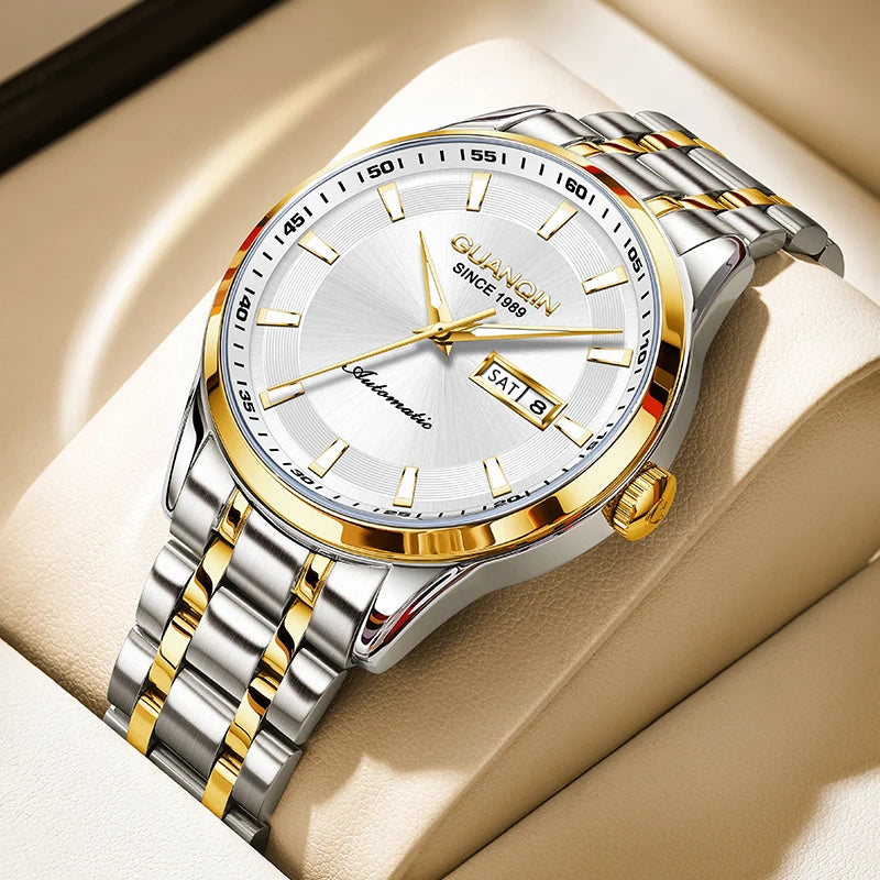 Mechanical Watch with Automatic Movement Day And Date