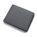Short Wallet with Zipper Closure and Card Holder - Grey