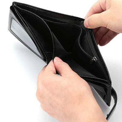 Aurora Elite Compact Wallet With Zipper Coin Pocket