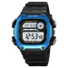 Digital Stopwatch Watch with Dual Time Functionality - Blue Black