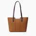 Refined Structured Day Tote for Office and Everyday Use - Light Brown