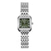 Square Women's Quartz Watch with Stainless Steel Band - Vls V2