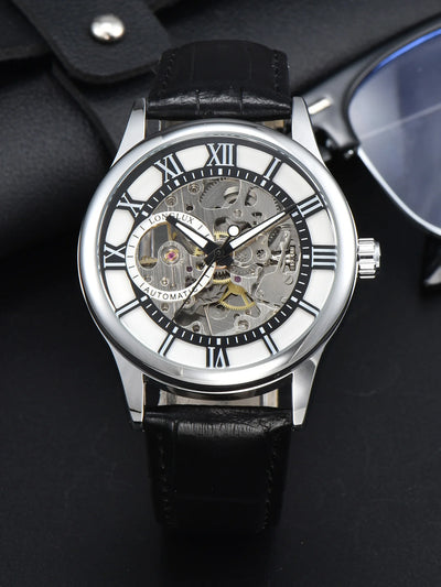 Skeleton Openwork Dial Automatic Mechanical Watch