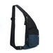 Chest Bag with Multiple Pockets and Adjustable Strap - Dark Blue
