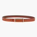 Belt Rectangle Buckle for Jeans Dress Everyday Use - Brown